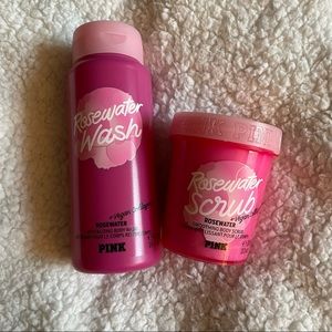 Rose water petals bath set PINK